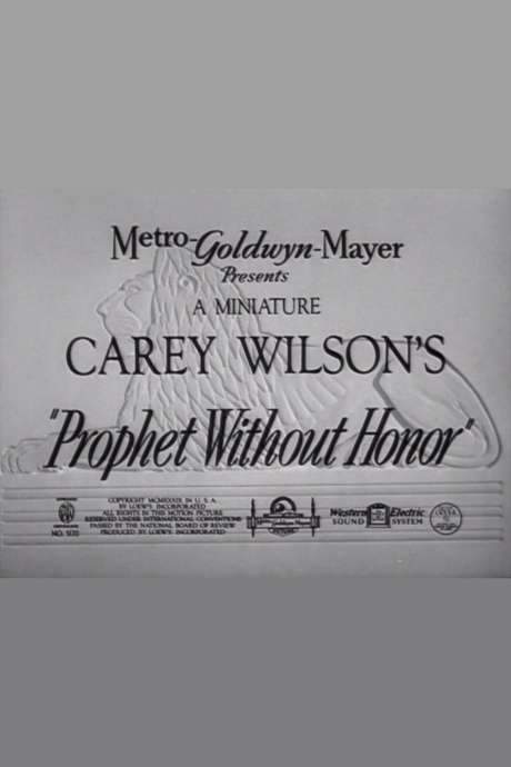 Prophet Without Honor